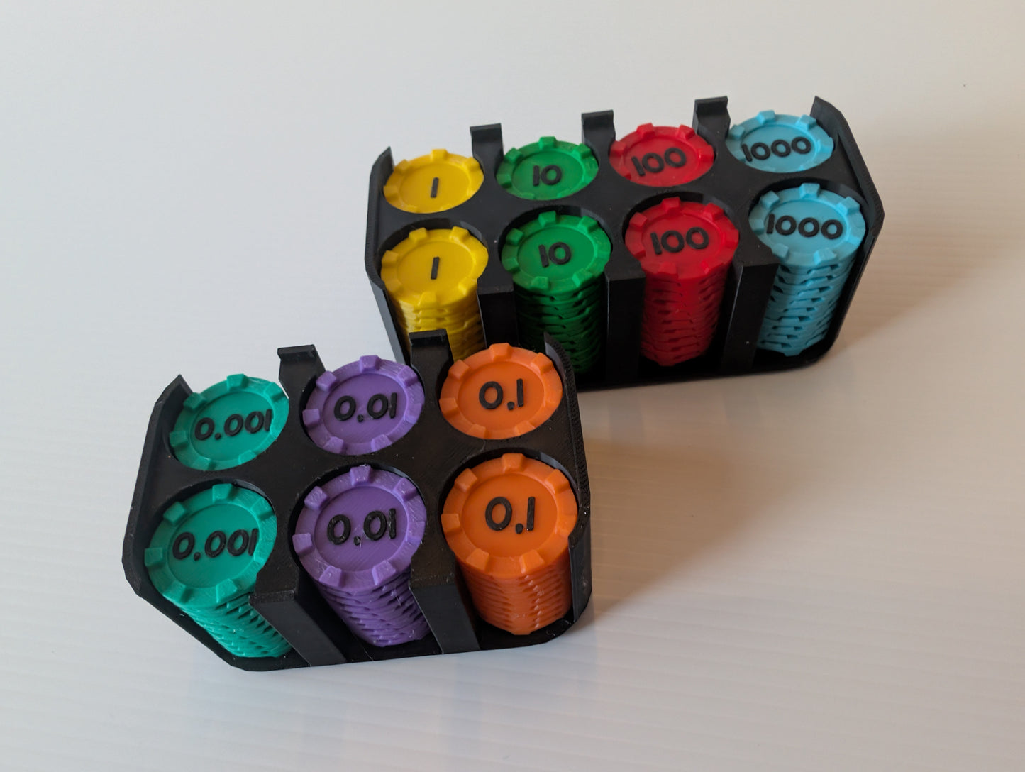 Jetons de numération - 140 jetons